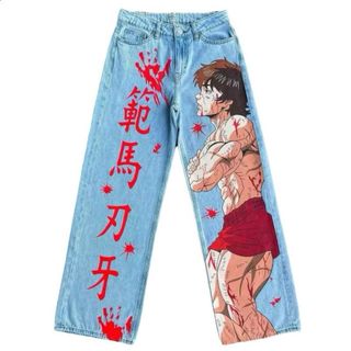 Pantalón Vaquero Manga Baki Hanma