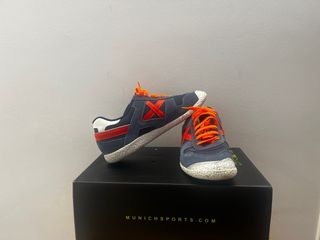 Zapatillas Munich Azul y Naranja
