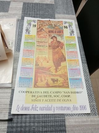 Cartel de Toros 1996 Caudete