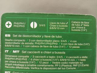 Lote Llaves Compactas PARKSIDE 
