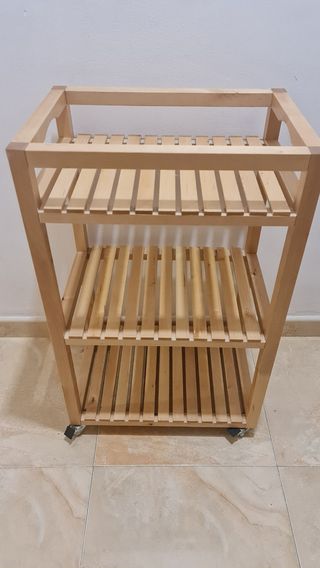 Carro organizador madera Ikea