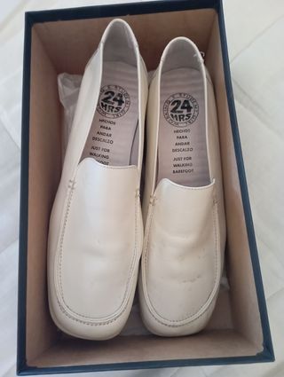 Zapatos 24horas Beige Talla 38