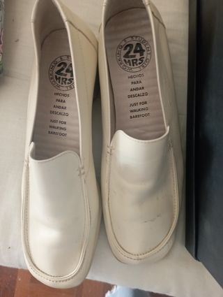 Zapatos 24horas Beige Talla 38