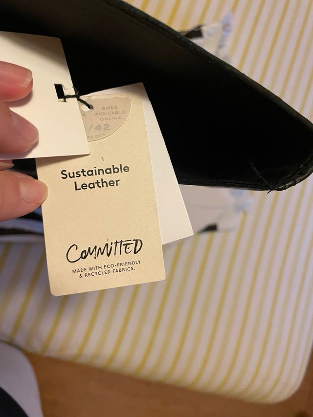 Botas altas Mango negras talla 41 de piel