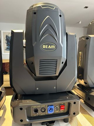 2 Cabezas Móviles Beam Iluminación Disco