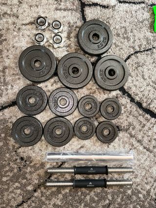 Set Pesas y Mancuernas 20kg