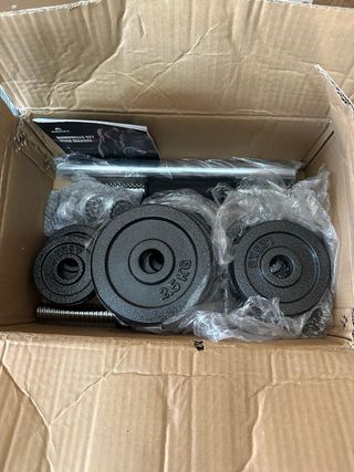 Set Pesas y Mancuernas 20kg