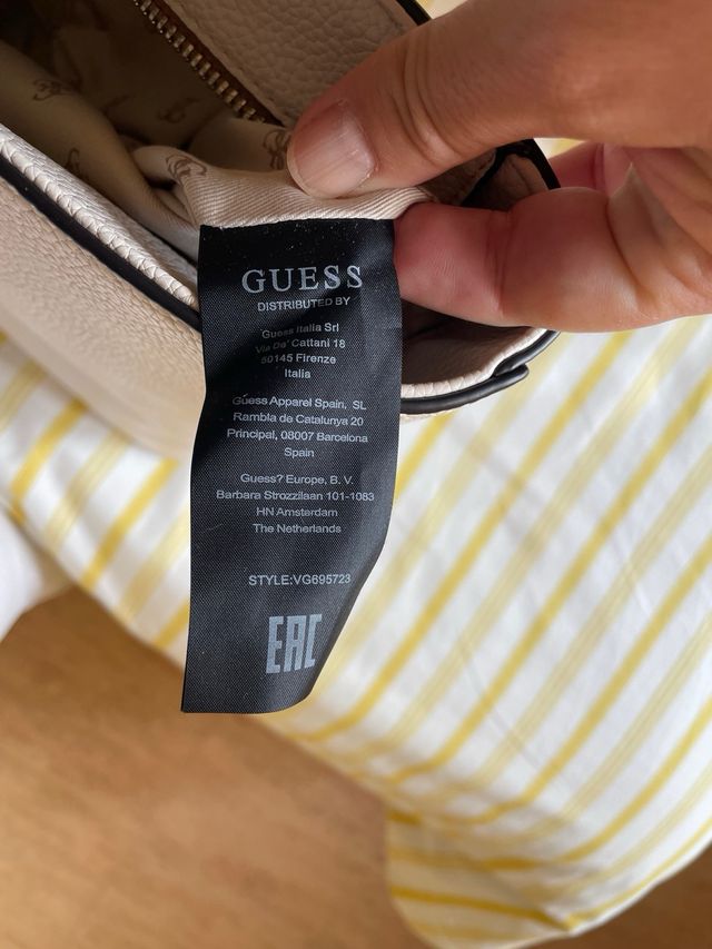 Bolso Guess Beige y Marrón Nuevo