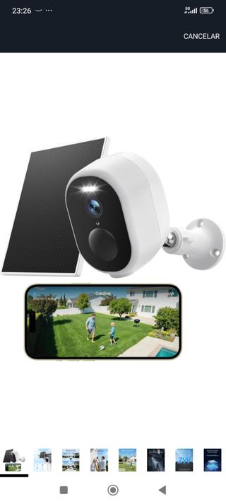 Cámara GNCC Wifi Exterior 2K HDR