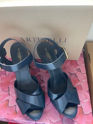 Sandalias Calvin Klein Tacón Negro