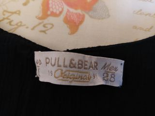 Pull&Bear Camiseta Asimétrica Negra 