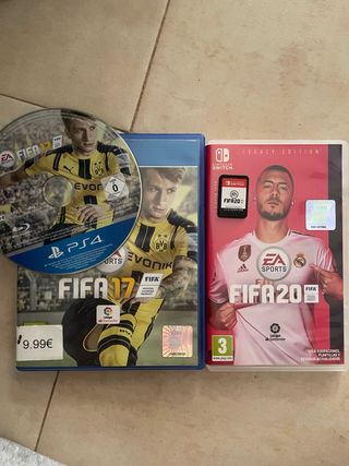 FIFA 17 PS4 y FIFA 20 Switch