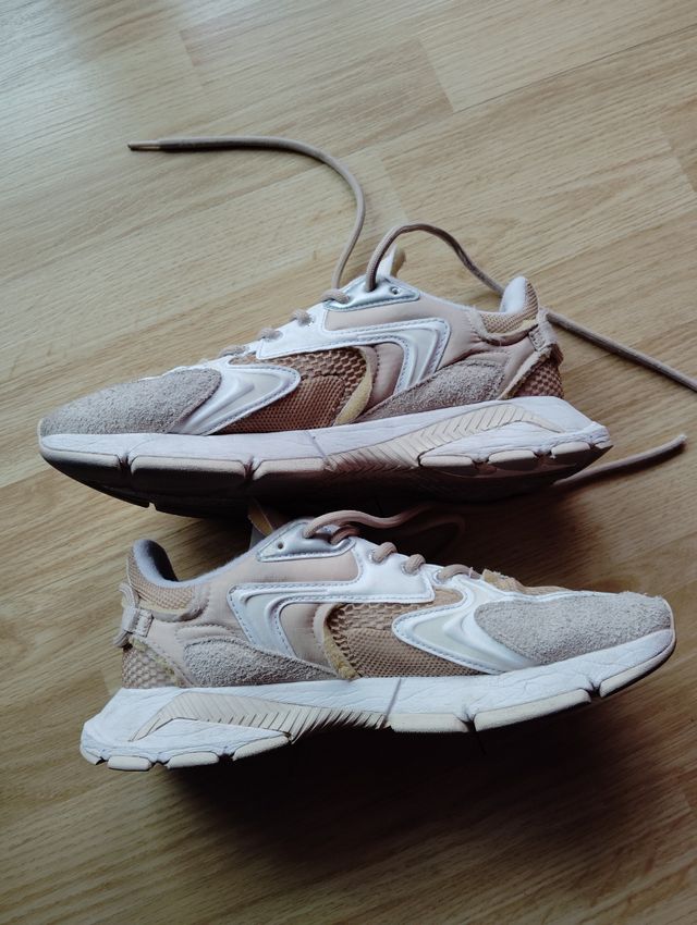 Zapatillas Lacoste Beige/Blanco Talla 43
