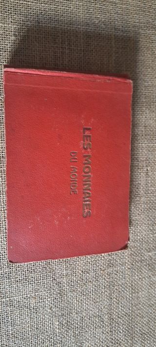 Álbum monedas del mundo rojo francia alemania 