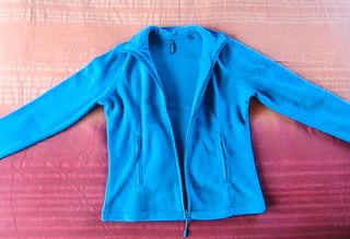Forro polar mujer azul
