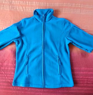 Forro polar mujer azul