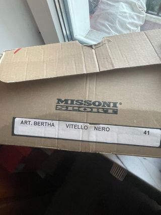Scarpe Missoni Pelle Nere