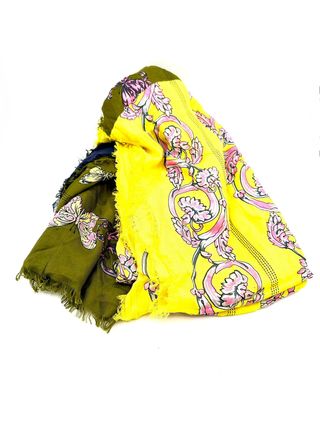 Pañuelo Loewe Verde y Amarillo