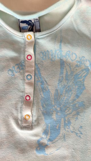 Camiseta Nike XL Azul y Rosa