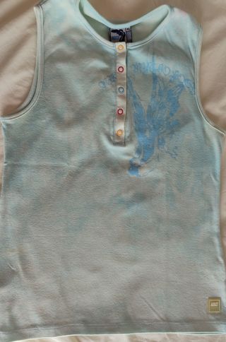 Camiseta Nike XL Azul y Rosa