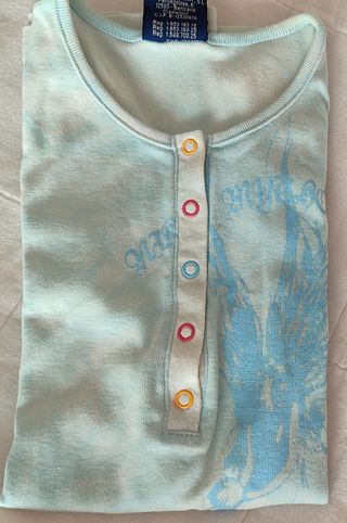 Camiseta Nike XL Azul y Rosa
