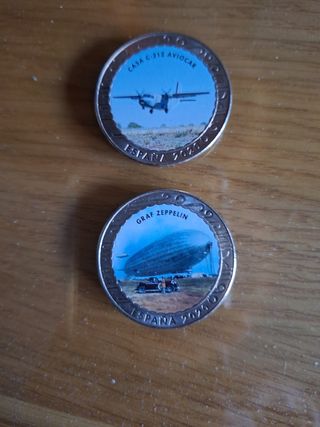 Moneda Conmemorativa España 2020 Aviocar Graf Zepp