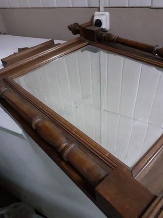 Espejo Antiguo Estilo Alfonsino