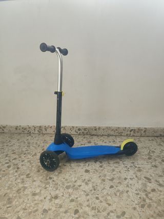 Patinete 3 ruedas azul