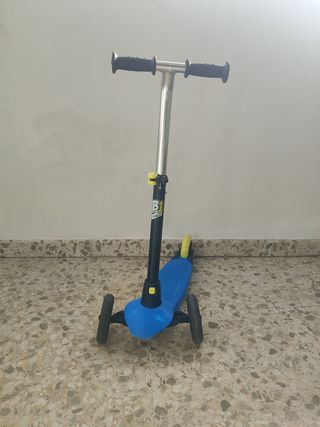 Patinete 3 ruedas azul