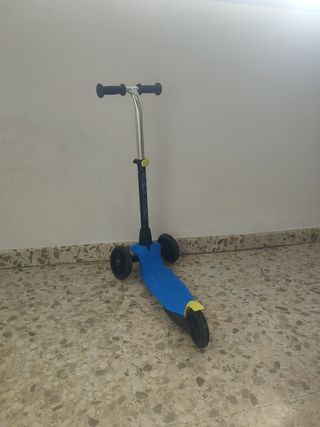 Patinete 3 ruedas azul