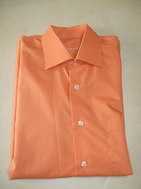 Camisa laranja manga comprida