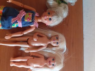 Set 3 Bambole Barbie Piccole