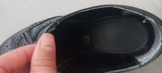 Scarpe donna vera pelle nere stringate