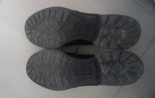 Scarpe donna vera pelle nere stringate