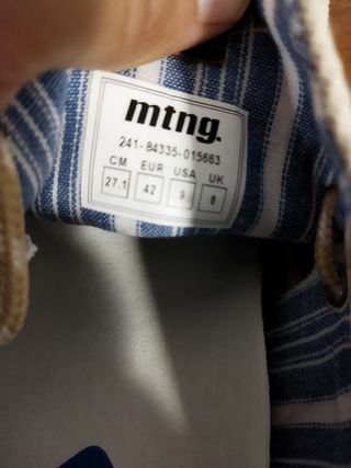 Zapatos deportivos casuales Mustang hombre 42