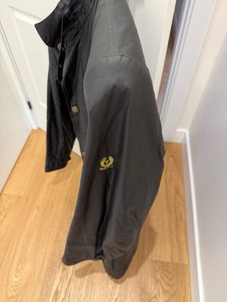 Cazadora Belstaff Negra. Chaleco incluido 