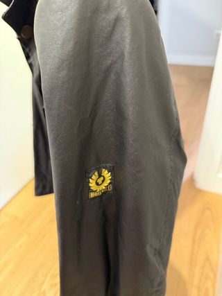 Cazadora Belstaff Negra. Chaleco incluido 