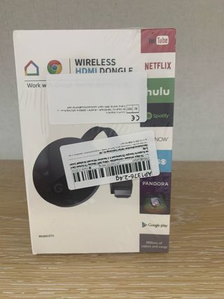 Google Chromecast HDMI Dongle Negro
