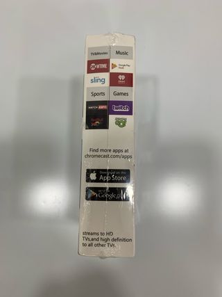 Google Chromecast HDMI Dongle Negro