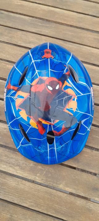Casco bici infantil Spiderman