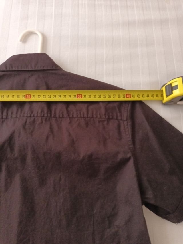 Camisa Guess Manga Corta Negra