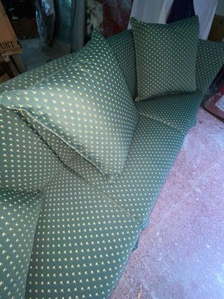 Último precio !!! Sofá de 3 plazas verde