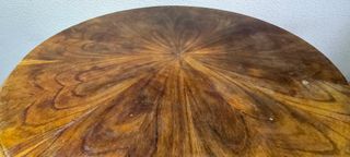 Mesa camilla antigua madera años 60