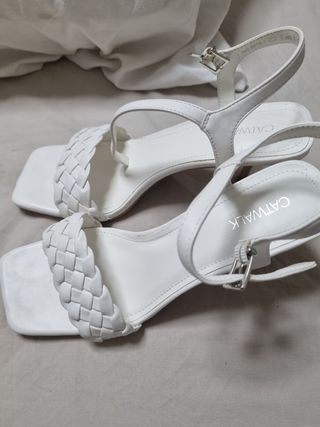 Sandalias tacón negras 