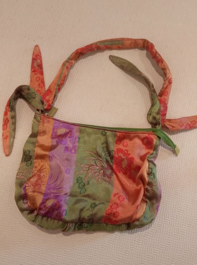 Paola C Borsa a mano/tracolla fantasia floreale 