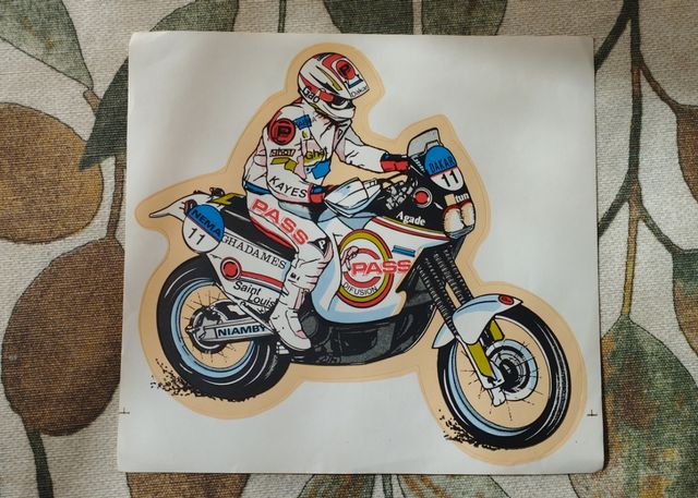 Paris-Dakar Adhesivo Sticker
