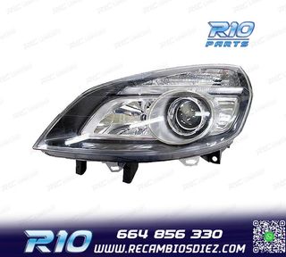 FARO IZQ RENAULT SCENIC II 05-08 XENON FONDO NEGRO