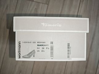 Scarpe Tamaris donna nere EU 39 US 81/2 F 1/2