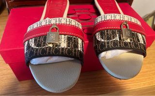 Sandalias CH Mujer Rojas y Marrones