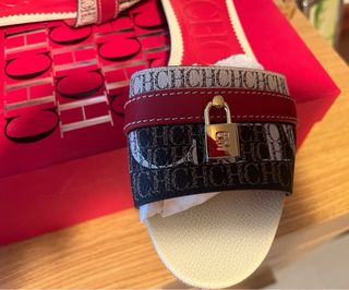 Sandalias CH Mujer Rojas y Marrones